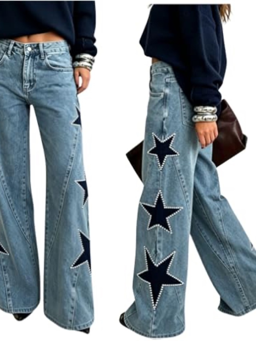 Star Patch Jeans